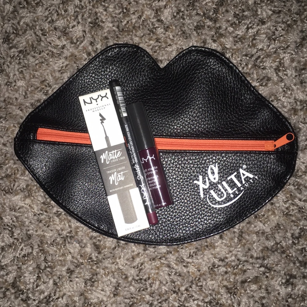 NYX Ulta Lippie Love Kit with eyeliner NWT